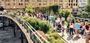 High Line Park, New York. Famous landscape architect project 
